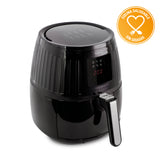 Freidora de Aire Negro 34.5x32cm Smart Wifi de 3.2 Litros Con Pantalla Digital y con Un Compartimiento de Cocción - FREIDORAS DE AIRE | Bylmo