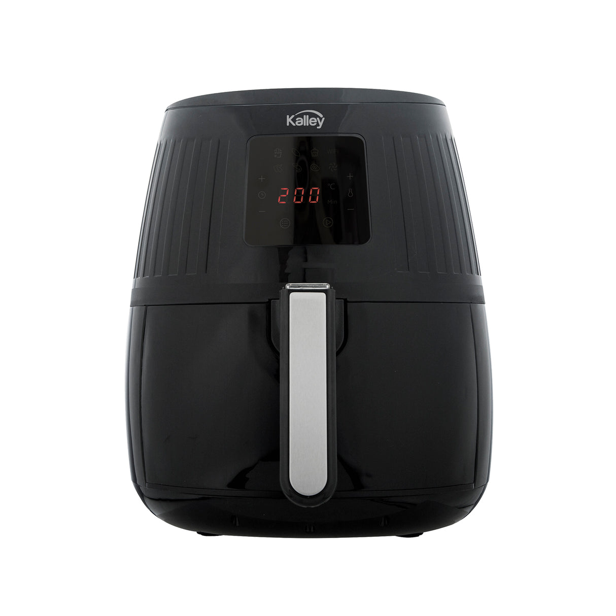 Freidora de Aire Negro 34.5x32cm Smart Wifi de 3.2 Litros Con Pantalla Digital y con Un Compartimiento de Cocción - FREIDORAS DE AIRE | Bylmo