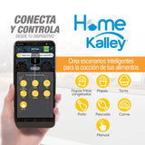 Freidora de Aire Negro 34.5x32cm Smart Wifi de 3.2 Litros Con Pantalla Digital y con Un Compartimiento de Cocción - FREIDORAS DE AIRE | Bylmo