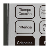Horno Microondas Plateado 51.3x30.7cm Para 31 Litros con Siete Funciones - HORNOS MICROONDAS | Bylmo
