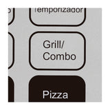 Horno Microondas Plateado 51.3x30.7cm Para 31 Litros con Siete Funciones - HORNOS MICROONDAS | Bylmo