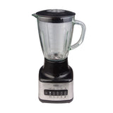 Licuadora Negro y Plateado 21.8x39.1cm de 1.5 Litros con Seis Velocidades y Seis Funciones Preconfiguradas