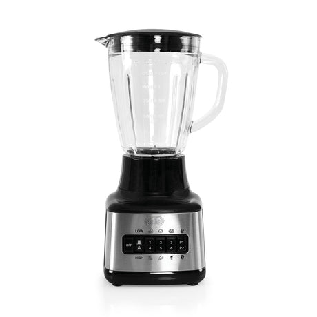 Licuadora Negro y Plateado 21.8x39.1cm de 1.5 Litros con Seis Velocidades y Seis Funciones Preconfiguradas
