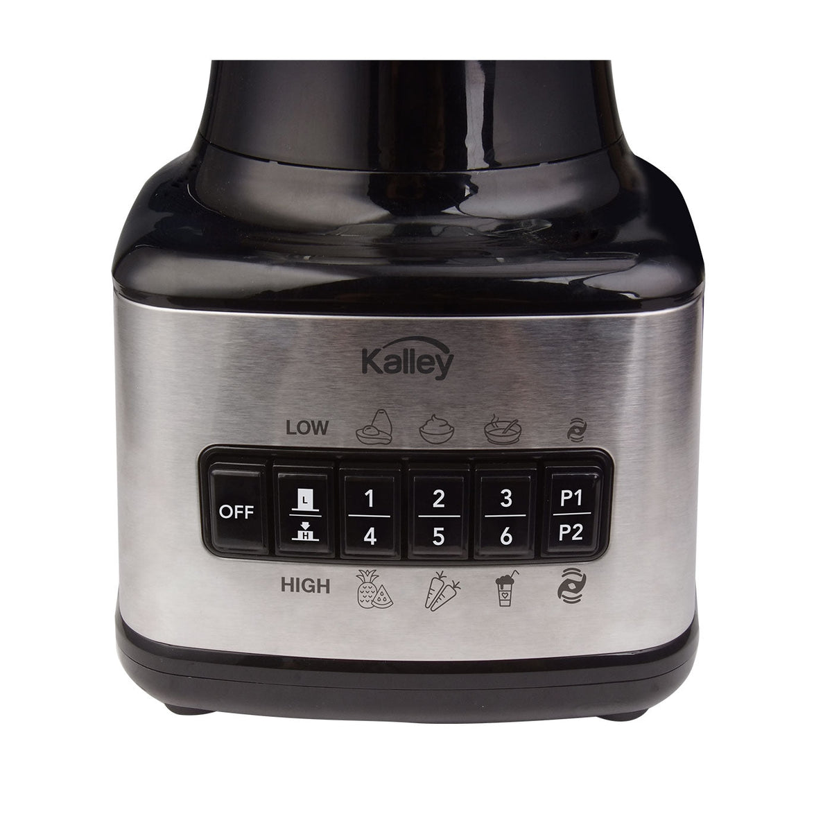 Licuadora Negro y Plateado 21.8x39.1cm de 1.5 Litros con Seis Velocidades y Seis Funciones Preconfiguradas