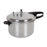 Olla de Presión Plateado De Aluminio 49.5x25.6cm de 11 Litros sin Revestimiento - OLLAS Y SARTENES | Bylmo