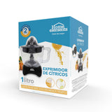 Exprimidor Duo Mix Pro Negro 14.5x19cm De 1 Litro con Base Antideslizante - EXPRIMIDORES Y EXTRACTORES | Bylmo