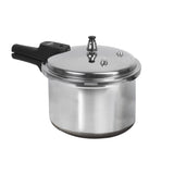 Olla de Presión Plateado y Negro 20.5x20.5cm De 3.2 Litros Apta para Inducción con Mango de Baquelita - OLLAS Y SARTENES | Bylmo