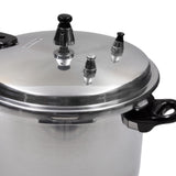 Olla de Presión Plateado y Negro 32.5x25.5cm De 11 Litros Apta para Inducción con Mango de Baquelita - OLLAS Y SARTENES | Bylmo