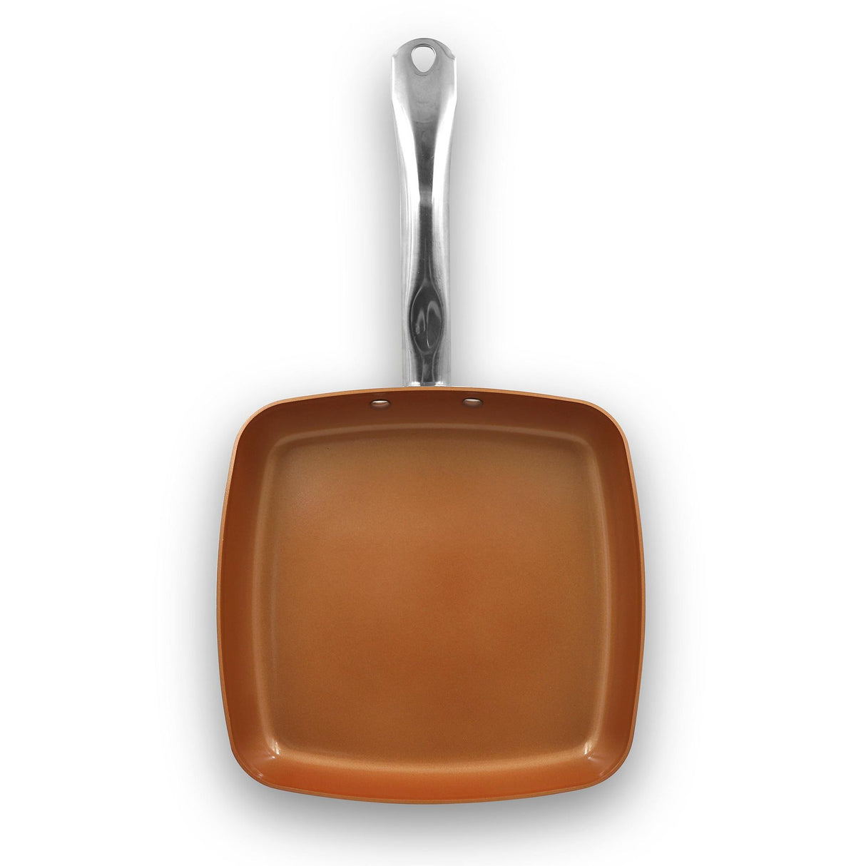 Sarten Cobre 24.5x6cm De 1.2 Litros Apta para Inducción con Mango de Acero Inoxidable - OLLAS Y SARTENES | Bylmo