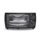 Horno Tostador Negro 28x20cm de 9 Litros con Temporizador - HORNOS TOSTADORES | Bylmo