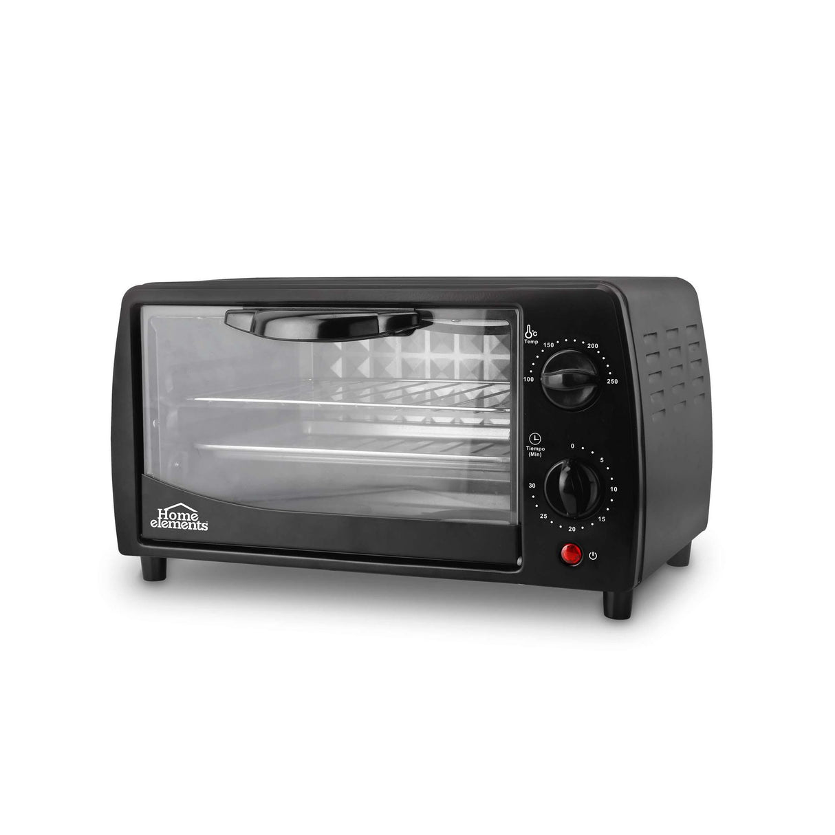 Horno Tostador Negro 26.5x20.5cm de 9 Litros con Temporizador - HORNOS TOSTADORES | Bylmo