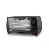 Horno Tostador Negro 26.5x20.5cm de 9 Litros con Temporizador - HORNOS TOSTADORES | Bylmo
