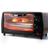 Horno Tostador Negro 26.5x20.5cm de 9 Litros con Temporizador - HORNOS TOSTADORES | Bylmo