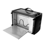 Horno Tostador Negro 26.5x20.5cm de 9 Litros con Temporizador - HORNOS TOSTADORES | Bylmo