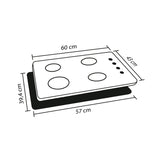 Cocina Ambar Austral 150x213cm Con Mesón Y Estufa Y Con Pozuelo Para Ubicar A La Izquierda O Derecha - COCINAS | Bylmo