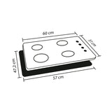 Cocina Ambar Mitte 180x213cm Con Mesón Y Estufa Y Con Pozuelo Para Ubicar A La Izquierda O Derecha - COCINAS | Bylmo