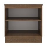 Mueble Inferior de Cocina Agata Marron y Blanco 80x84cm con Mesón de Madera y sin Estufa con 2 Entrepaños - MUEBLES INFERIORES DE COCINA | Bylmo