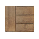 Cómoda Amaretto 100x91cm con Tres Cajones y con Patas - CAJONERAS Y COMODAS | Bylmo