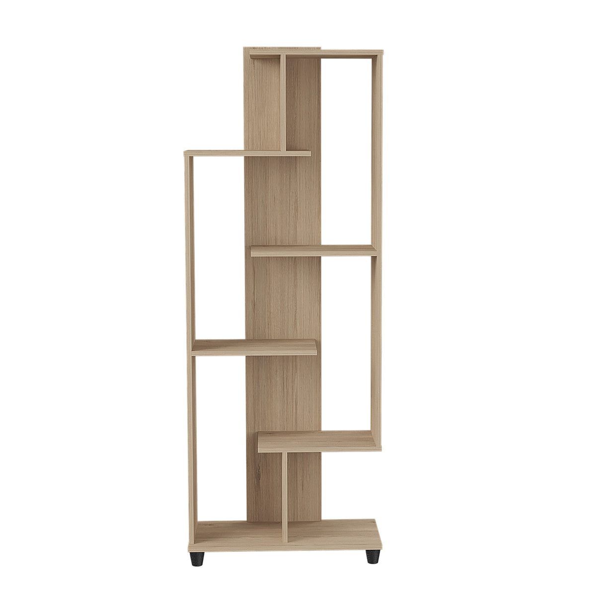 Biblioteca con Forma Irregular Arena 60x160cm con Seis Entrepaños - BIBLIOTECAS Y ESTANTERIAS | Bylmo