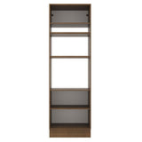 Mueble Microondas Agata Marron y Blanco 70x225cm sin Cajones y con Patas - ALACENAS Y MUEBLES MICROONDAS | Bylmo