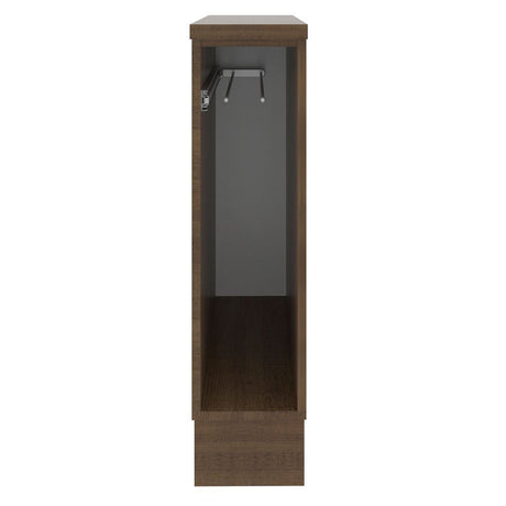 Mueble Auxiliar de Cocina Glamy Marron 20x84cm con Patas y Mesón de Madera - BARRAS Y MUEBLES AUXILIARES | Bylmo