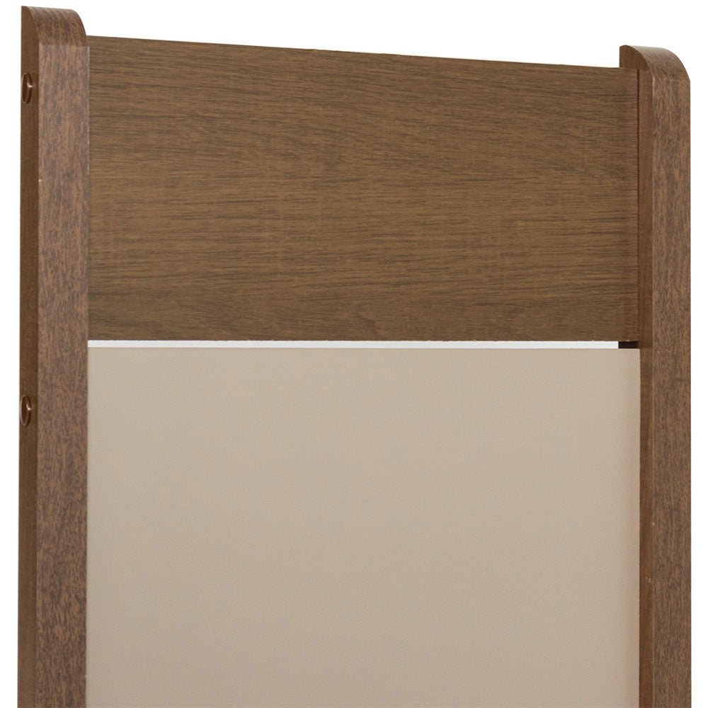 Kit x 6 Sillas Comedor Marron y Crema 40x98cm con Espaldar y de Asiento Cuadrado - SILLAS Y BUTACOS | Bylmo