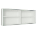 Gabinete de Cocina Glamy Blanco 120x50cm Flotante con Dos Puertas - ALACENAS Y MUEBLES MICROONDAS | Bylmo
