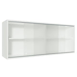 Gabinete de Cocina Glamy Blanco 120x50cm Flotante con Dos Puertas - ALACENAS Y MUEBLES MICROONDAS | Bylmo