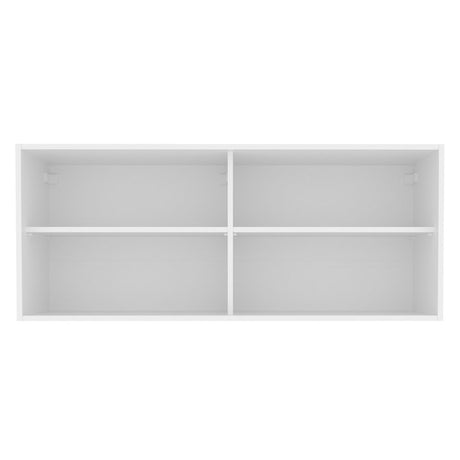 Gabinete de Cocina Glamy Blanco 120x50cm Flotante con Dos Puertas - ALACENAS Y MUEBLES MICROONDAS | Bylmo