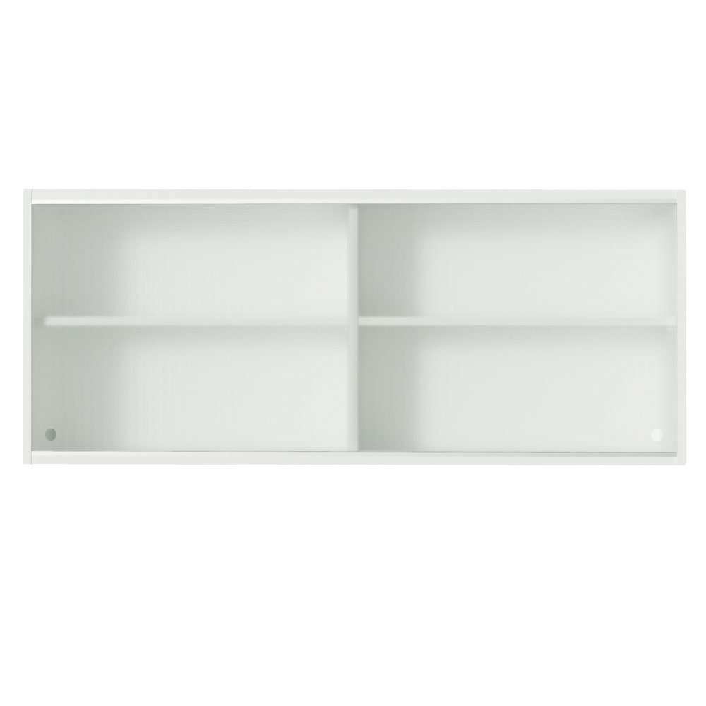 Gabinete de Cocina Glamy Blanco 120x50cm Flotante con Dos Puertas - ALACENAS Y MUEBLES MICROONDAS | Bylmo