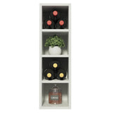 Gabinete de Cocina Acordes Blanco 20x66cm Flotante sin Puertas - ALACENAS Y MUEBLES MICROONDAS | Bylmo