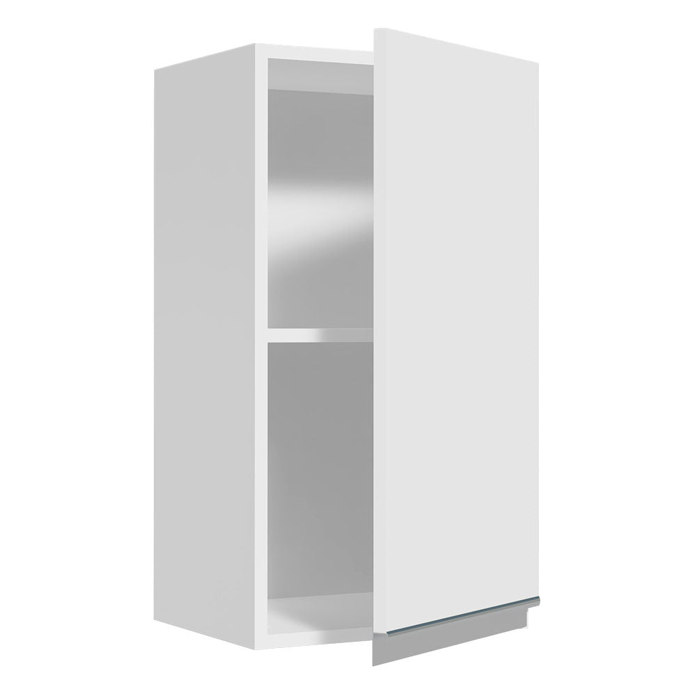 Gabinete de Cocina Glamy Blanco 35x66cm Flotante con Una Puerta - ALACENAS Y MUEBLES MICROONDAS | Bylmo
