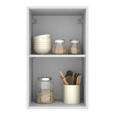 Gabinete de Cocina Agata Blanco 40x66cm Flotante con Una Puerta - ALACENAS Y MUEBLES MICROONDAS | Bylmo