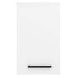 Gabinete de Cocina Agata Blanco 40x66cm Flotante con Una Puerta - ALACENAS Y MUEBLES MICROONDAS | Bylmo