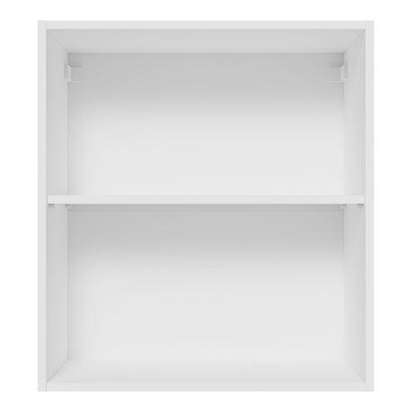 Gabinete de Cocina Glamy Blanco 60x66cm Flotante con Una Puerta - ALACENAS Y MUEBLES MICROONDAS | Bylmo