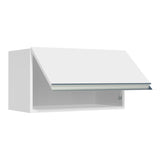Gabinete de Cocina Glamy Blanco 60x33cm Flotante con Una Puerta - ALACENAS Y MUEBLES MICROONDAS | Bylmo