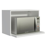 Gabinete de Cocina Glamy Blanco 60x40cm Flotante sin Puertas - ALACENAS Y MUEBLES MICROONDAS | Bylmo