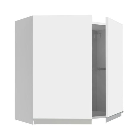 Gabinete de Cocina Glamy Blanco 70x66cm Flotante con Dos Puertas - ALACENAS Y MUEBLES MICROONDAS | Bylmo