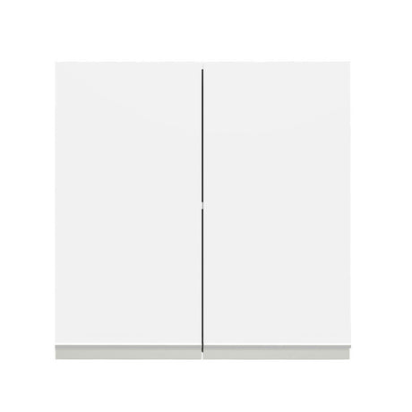 Gabinete de Cocina Glamy Blanco 70x66cm Flotante con Dos Puertas - ALACENAS Y MUEBLES MICROONDAS | Bylmo