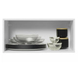 Gabinete de Cocina Agata Blanco 70x33cm Flotante con Una Puerta - ALACENAS Y MUEBLES MICROONDAS | Bylmo