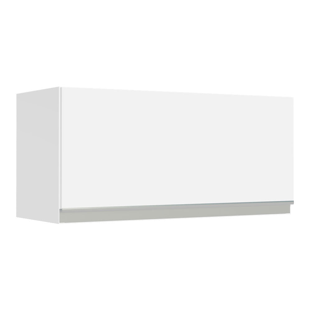 Gabinete de Cocina Glamy Blanco 70x33cm Flotante con Una Puerta - ALACENAS Y MUEBLES MICROONDAS | Bylmo