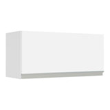 Gabinete de Cocina Glamy Blanco 70x33cm Flotante con Una Puerta - ALACENAS Y MUEBLES MICROONDAS | Bylmo