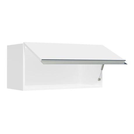 Gabinete de Cocina Glamy Blanco 70x33cm Flotante con Una Puerta - ALACENAS Y MUEBLES MICROONDAS | Bylmo