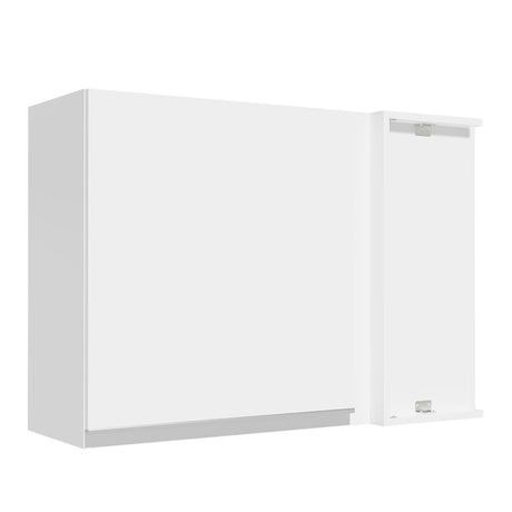 Gabinete de Cocina Glamy Blanco 94x66cm Flotante con Una Puerta - ALACENAS Y MUEBLES MICROONDAS | Bylmo