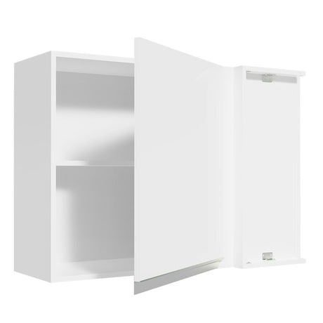 Gabinete de Cocina Glamy Blanco 94x66cm Flotante con Una Puerta - ALACENAS Y MUEBLES MICROONDAS | Bylmo