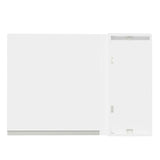 Gabinete de Cocina Glamy Blanco 94x66cm Flotante con Una Puerta - ALACENAS Y MUEBLES MICROONDAS | Bylmo