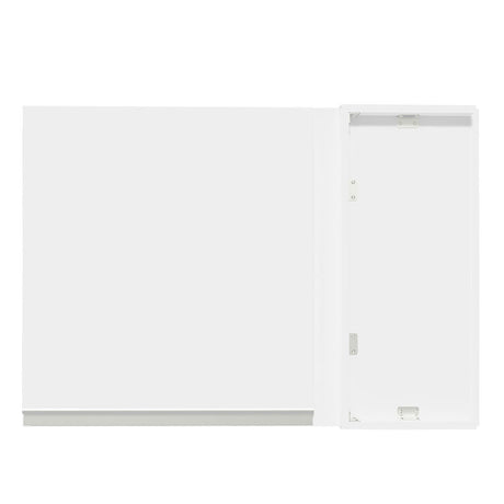 Gabinete de Cocina Glamy Blanco 94x66cm Flotante con Una Puerta - ALACENAS Y MUEBLES MICROONDAS | Bylmo