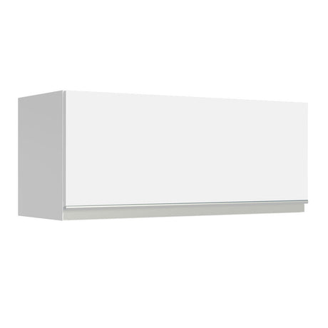 Gabinete de Cocina Glamy Blanco 80x33cm Flotante con Una Puerta - ALACENAS Y MUEBLES MICROONDAS | Bylmo