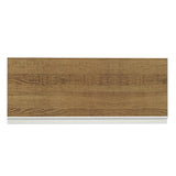 Gabinete de Cocina Glamy Blanco y Marron 80x33cm Flotante con Una Puerta - ALACENAS Y MUEBLES MICROONDAS | Bylmo