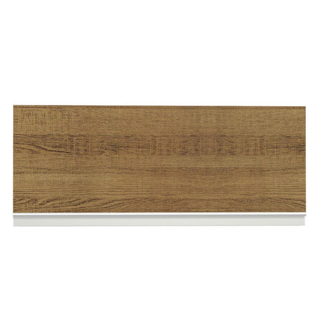 Gabinete de Cocina Glamy Blanco y Marron 80x33cm Flotante con Una Puerta - ALACENAS Y MUEBLES MICROONDAS | Bylmo